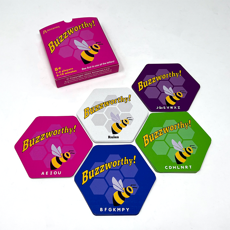 Buzzworthy! box and cards