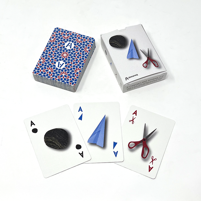 Freehand Rock, Paper, Scissors cards